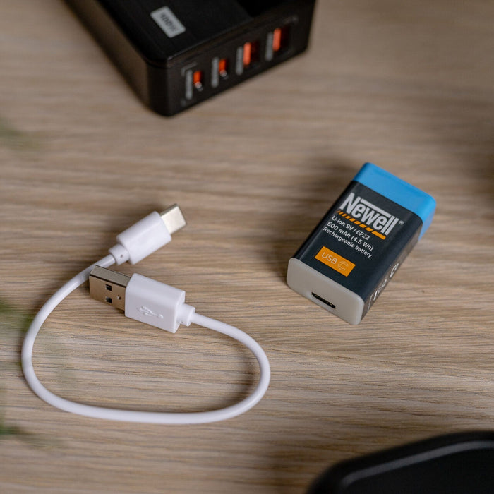 Newell 9V USB-C 500 mAh Rechargeable Battery