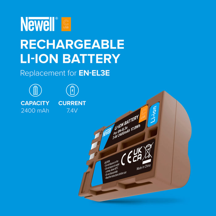 Newell EN-EL3e USB-C Battery for Nikon