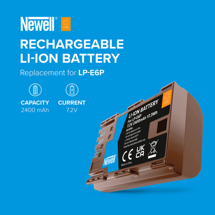 Newell LP-E6P USB-C Battery for Canon
