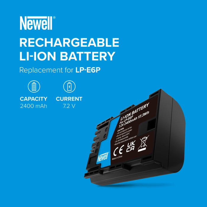 Newell Battery LP-E6P for Canon