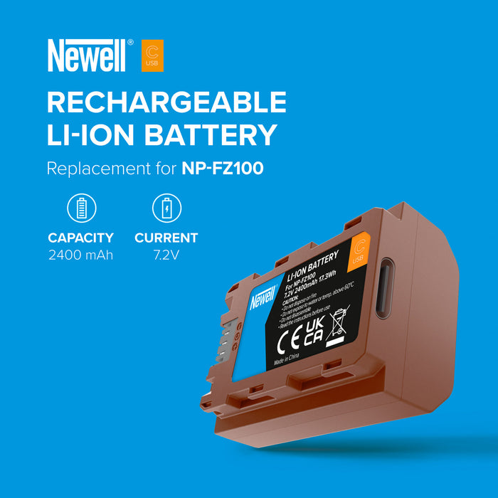 Newell NP-FZ100 USB-C Battery for Sony