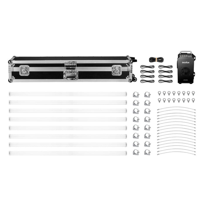 Godox KNOWLED TP4R-K8 Pixel Tube Video Light 4' Eight-Light Kit
