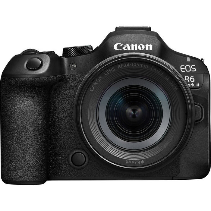 Canon EOS R6 Mark III Full Frame Mirrorless Camera RF 24-105 f/4-7.1 IS STM Lens Kit