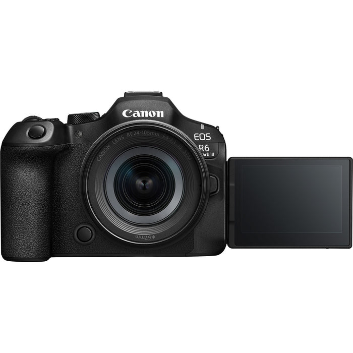 Canon EOS R6 Mark III Full Frame Mirrorless Camera RF 24-105 f/4-7.1 IS STM Lens Kit