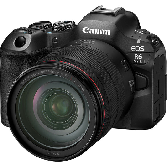 Canon EOS R6 Mark III Full Frame Mirrorless Camera RF 24-105 f/4-7.1 IS STM Lens Kit