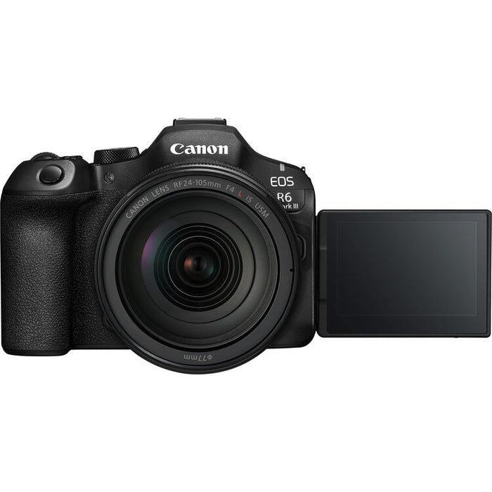 Canon EOS R6 Mark III Full Frame Mirrorless Camera RF 24-105 f/4-7.1 IS STM Lens Kit