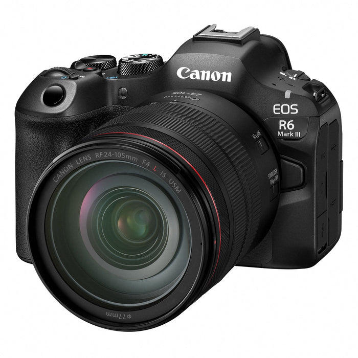 Canon EOS R6 Mark III Full Frame Mirrorless Camera RF 24-105mm f/4.0L Lens Kit