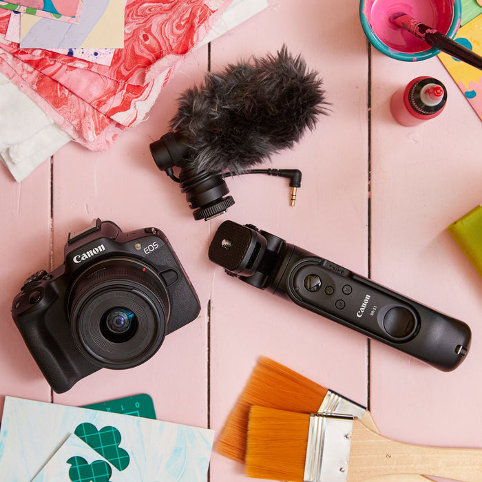 Canon EOS R50 with RF-S 18-45mm Lens Creator Kit