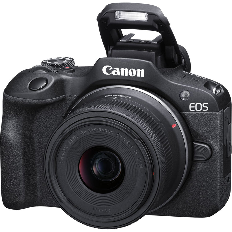 Canon EOS R100 with RF-S 18-45mm F4.5-6.3 IS STM Lens Kit