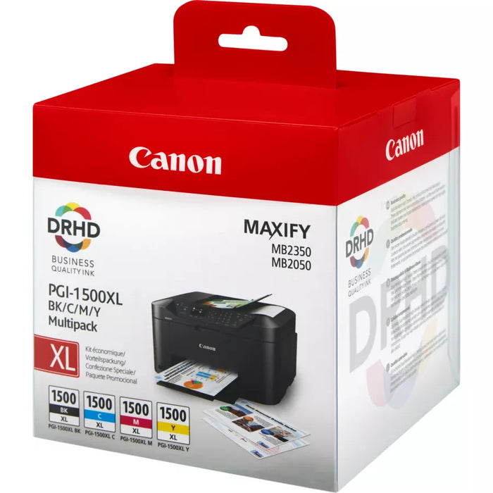 Canon PGI-1500XL B/C/M/Y High Yield Ink Cartridges – Multipack