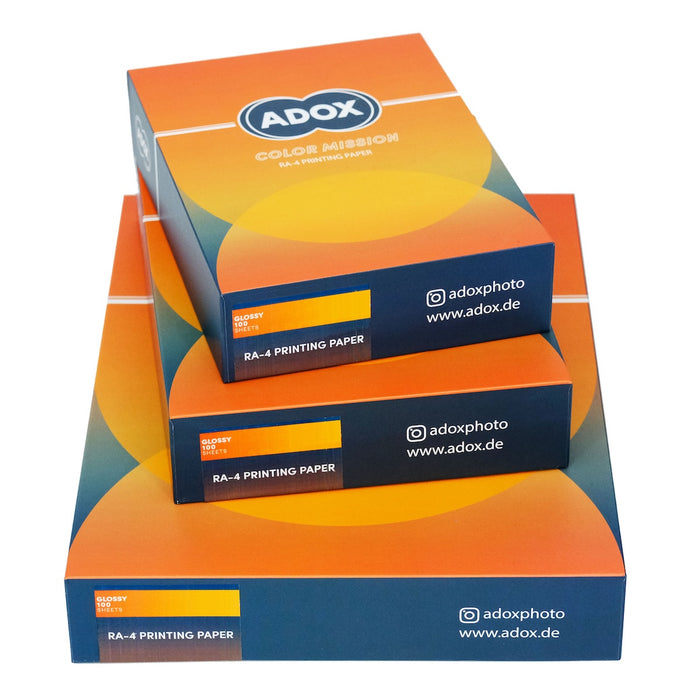 Adox Color Mission RA-4 RC High Gloss Paper 5x7" Pack of 100