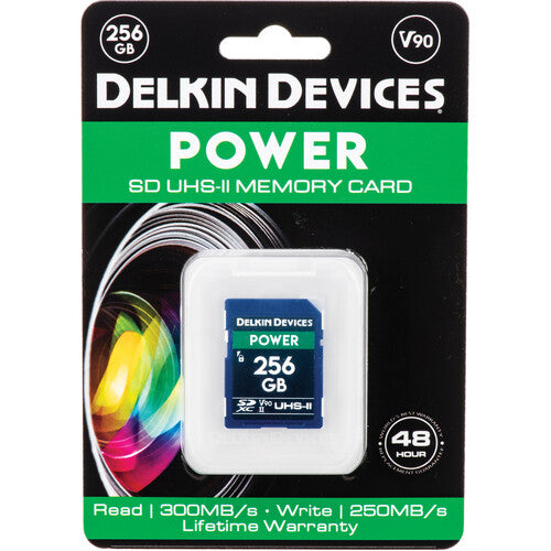 Delkin 256GB SDXC UHS-II Power Memory Card (2000x)