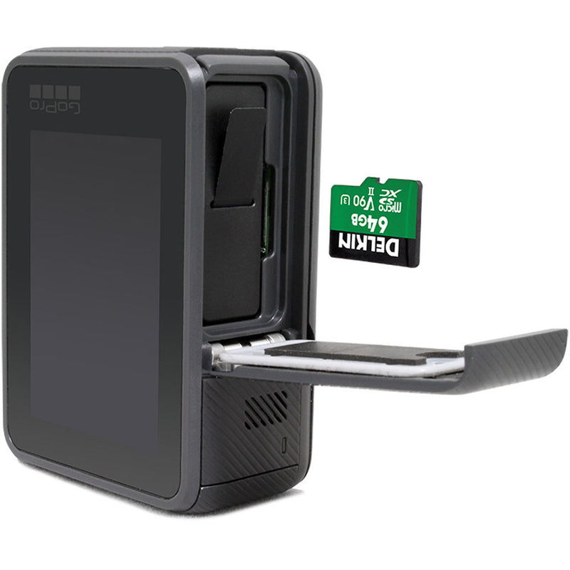 Delkin 64GB microSDXC UHS-II Power Memory Card with SD Adapter