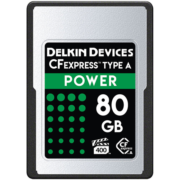 Delkin 80GB CFexpress Type A Power Memory Card