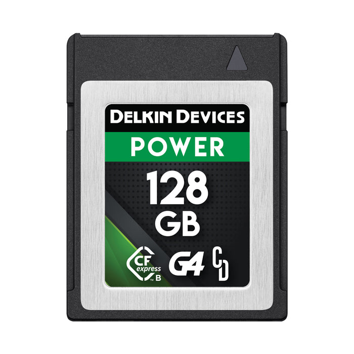 Delkin 128GB CFexpress Type B G4 Power Memory Card