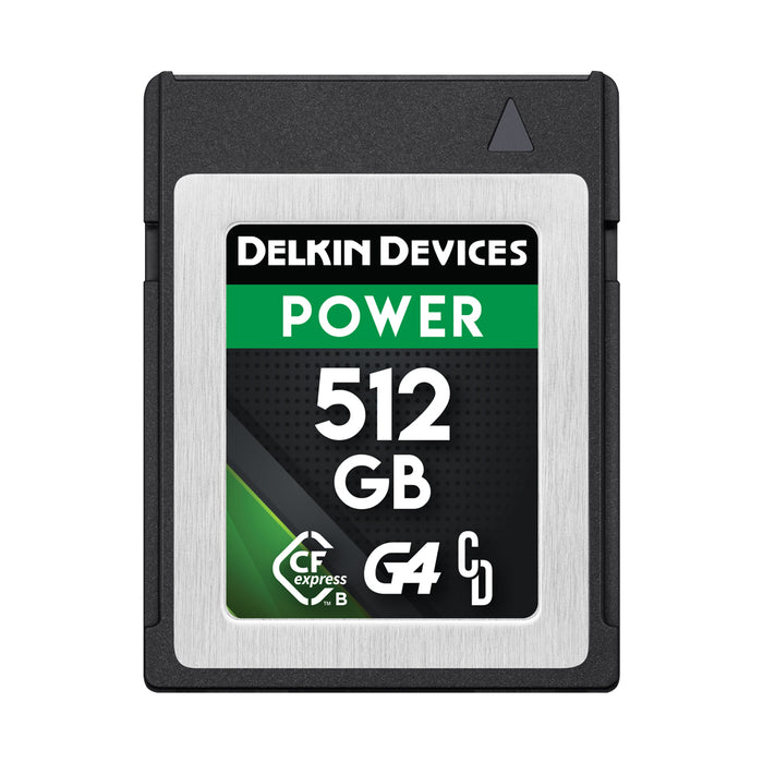 Delkin 512GB CFexpress Type B G4 Power Memory Card
