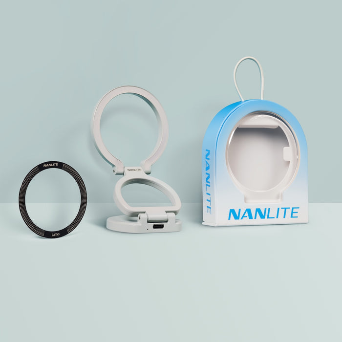 Nanlite Lumo Phone Ring Light MagSafe Compatible Mint Blue