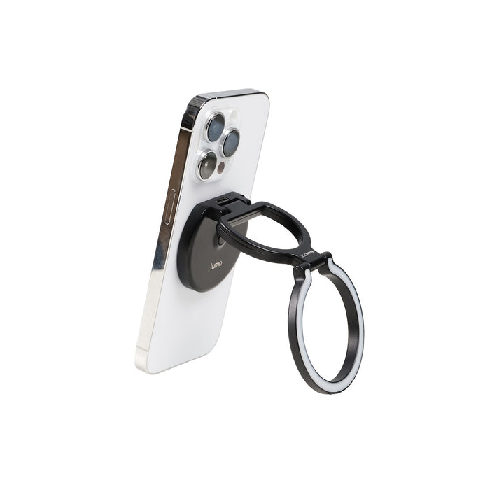 Nanlite Lumo Phone Ring Light MagSafe Compatible Polar Black