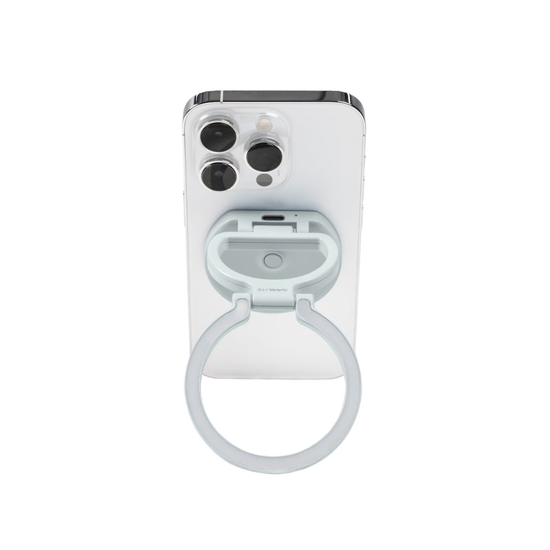 Nanlite Lumo Phone Ring Light  MagSafe Compatible Mint Blue