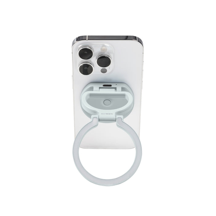 Nanlite Lumo Phone Ring Light MagSafe Compatible Mint Blue