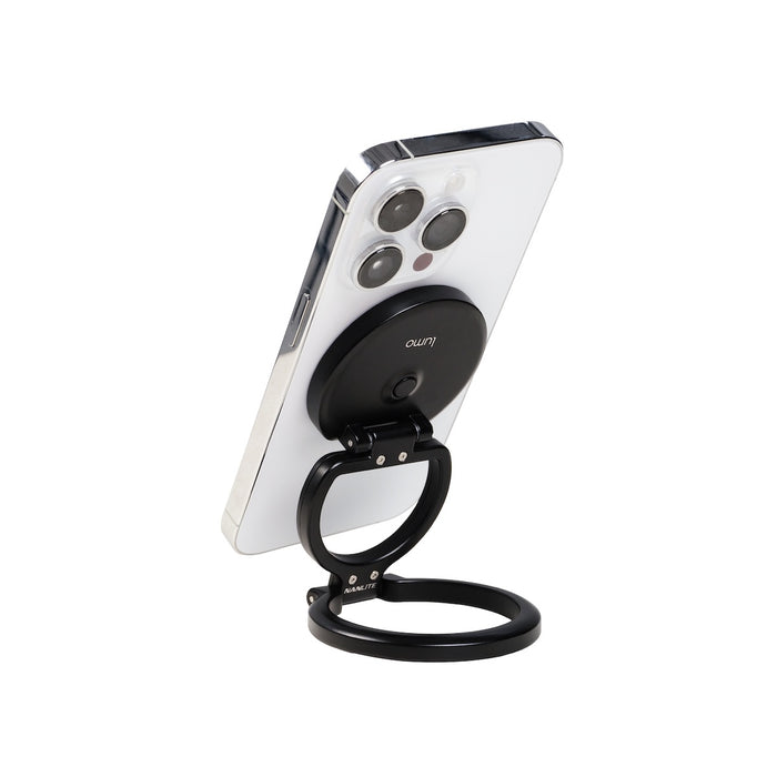 Nanlite Lumo Phone Ring Light MagSafe Compatible Polar Black