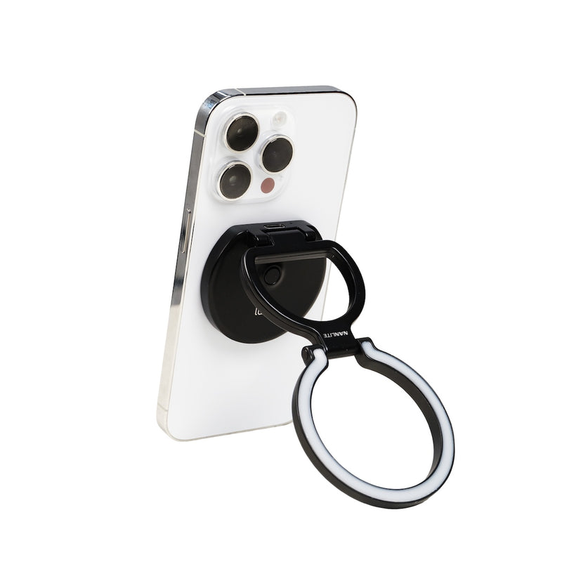 Nanlite Lumo Phone Ring Light MagSafe Compatible Polar Black