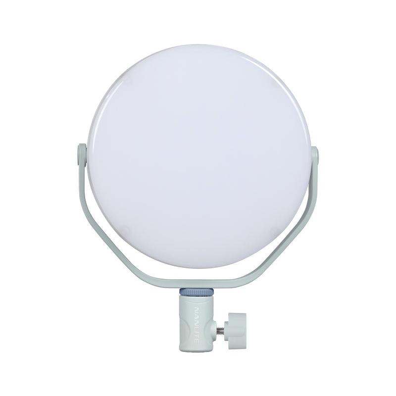 Nanlite Miro 30C LED RGBW Round Panel 2 Light Kit Mint Blue
