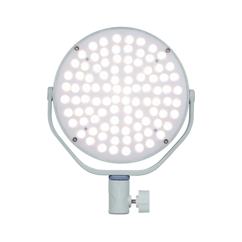 Nanlite Miro 30C LED RGBW Round Panel 2 Light Kit Mint Blue