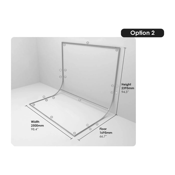 EasiFrame Curved Portable Cyclorama Frame Only