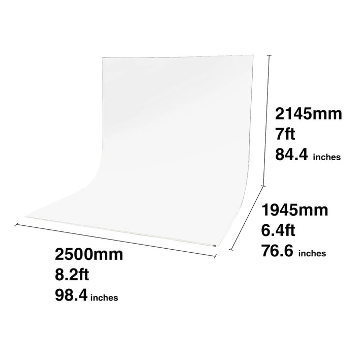 Easiframe White Fabric Skin for Curved Portable Cyclorama