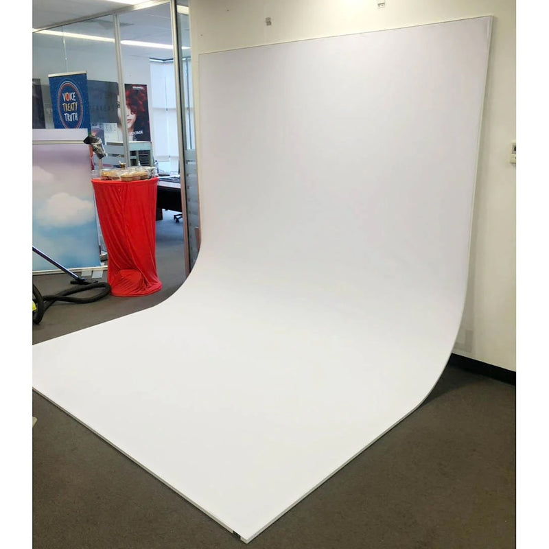 Easiframe White Fabric Skin for Curved Portable Cyclorama