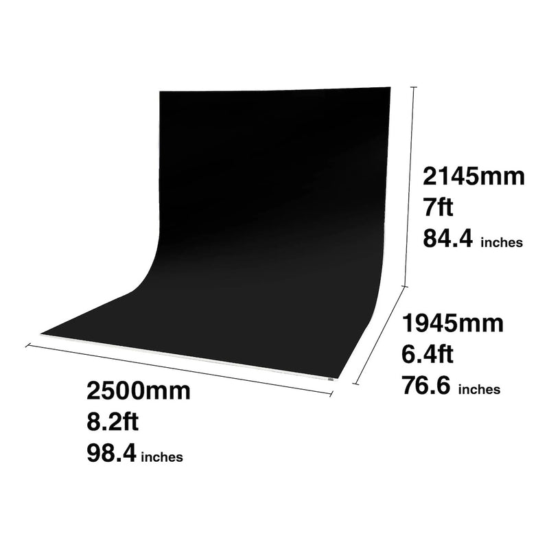 Easiframe Black Fabric Skin for Curved Portable Cyclorama