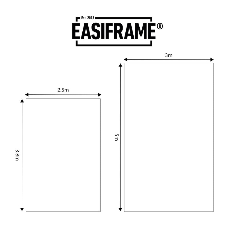 Easiframe Black Fabric Skin for Curved Portable Cyclorama