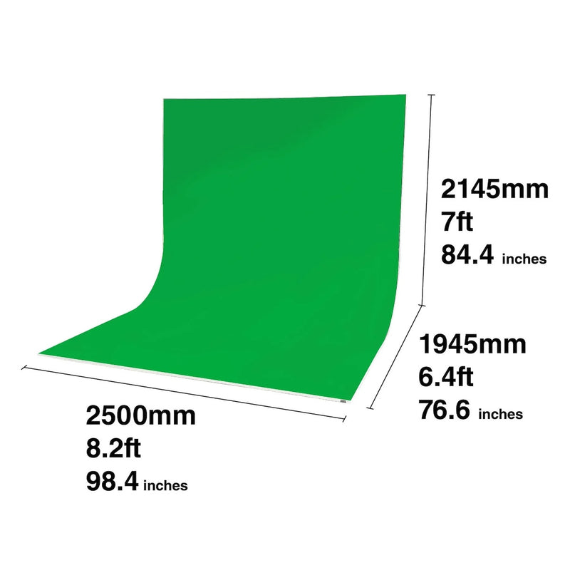 Easiframe Green Fabric Skin for Curved Portable Cyclorama