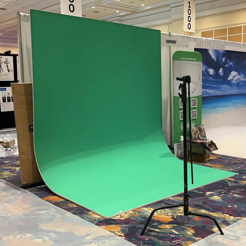 Easiframe Green Fabric Skin for Curved Portable Cyclorama