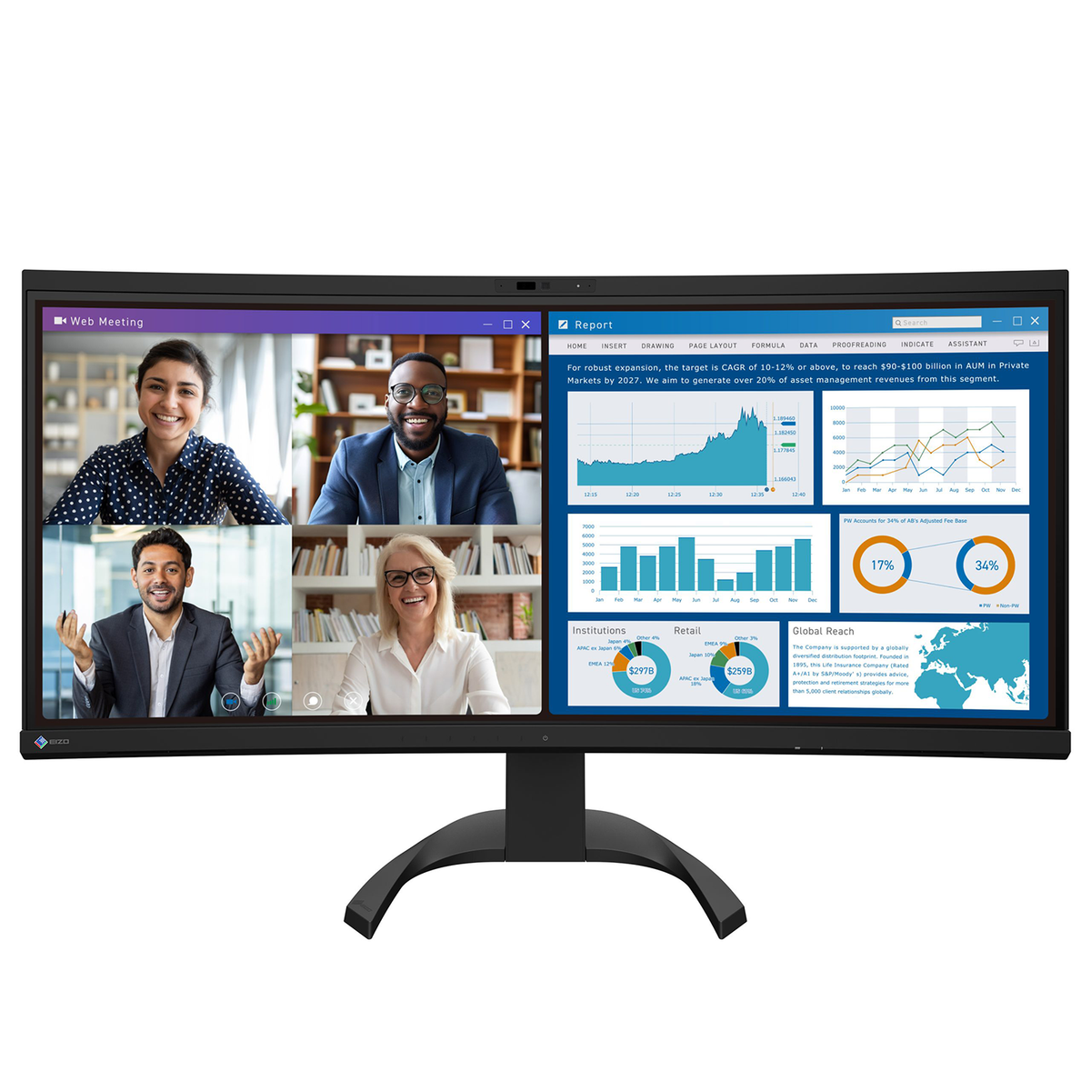し*し様 Eizo flexScan 34.1型EV3450XC-BK EIZO FlexScan EV3450XC 34 Inch Monitor - Black — The Flash Centre