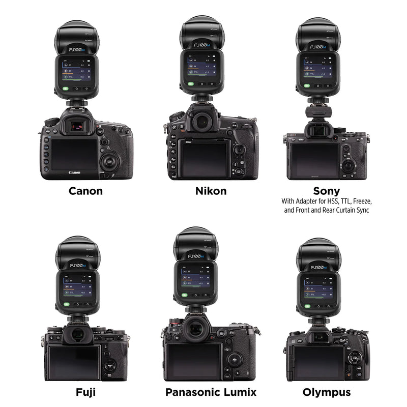 Westcott FJ100 M Multi-Brand Round Head TTL Touchscreen Speedlight 100Ws