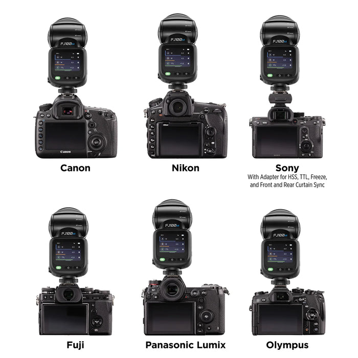 Westcott FJ100 M Multi-Brand Round Head TTL Touchscreen Speedlight 100Ws