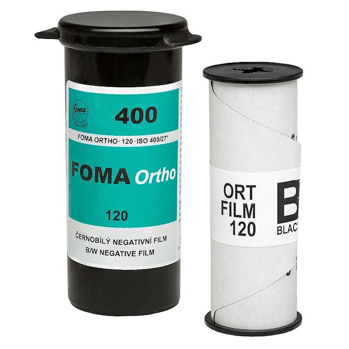 Foma Ortho 400 36-Exposure Black & White 120 Roll Film