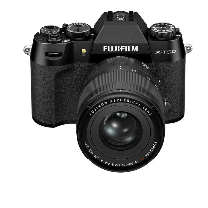 Fujifilm X-T50 Kit with XF 16-50mm f/2.8-4.8 WR Lens Black