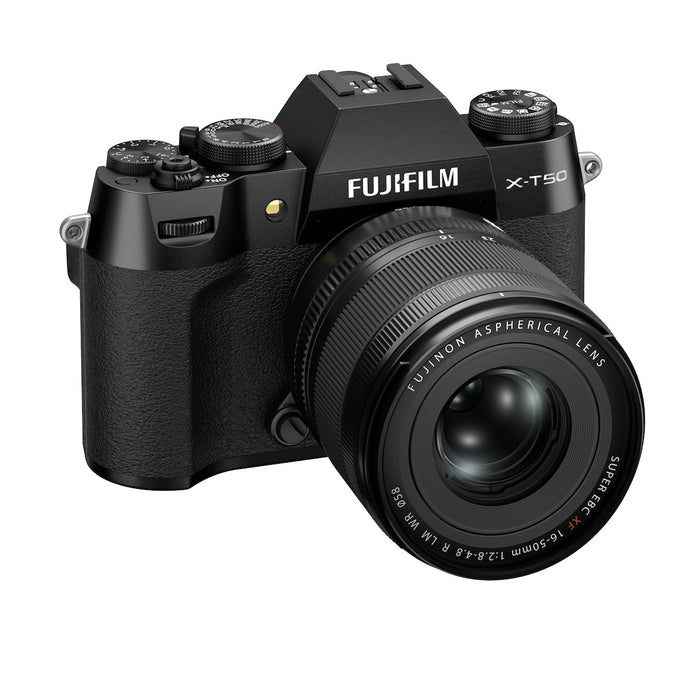 Fujifilm X-T50 Kit with XF 16-50mm f/2.8-4.8 WR Lens Black