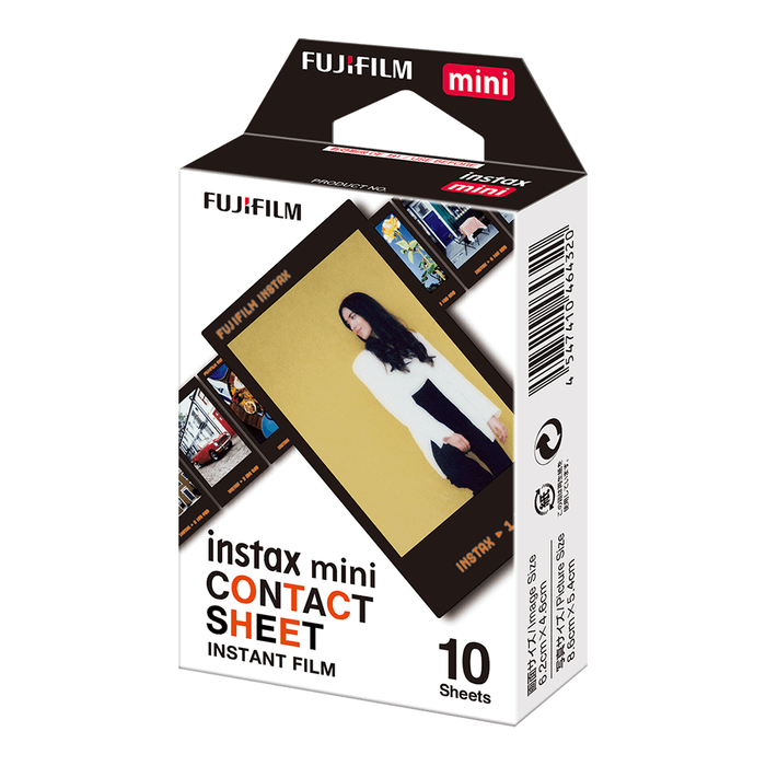 Fujifilm Instax Mini Film - Contact Sheet - 10 Sheets