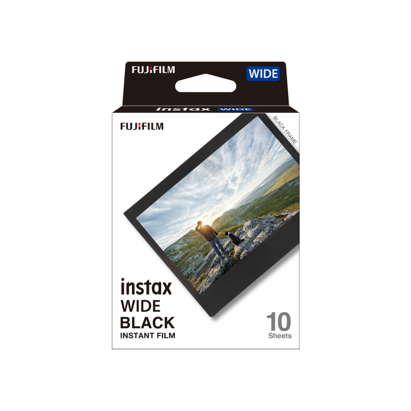Fujifilm Instax Wide Black Frame Instant Film (10 Sheets)