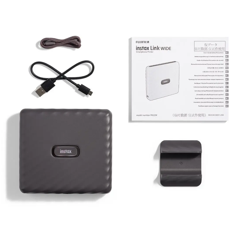 Fujifilm Instax Wide Link Smartphone Printer Mocha Gray