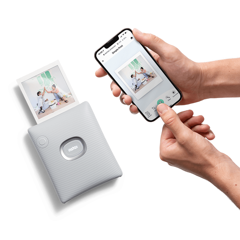 Fujifilm Instax Square Link Smartphone Printer Ash White