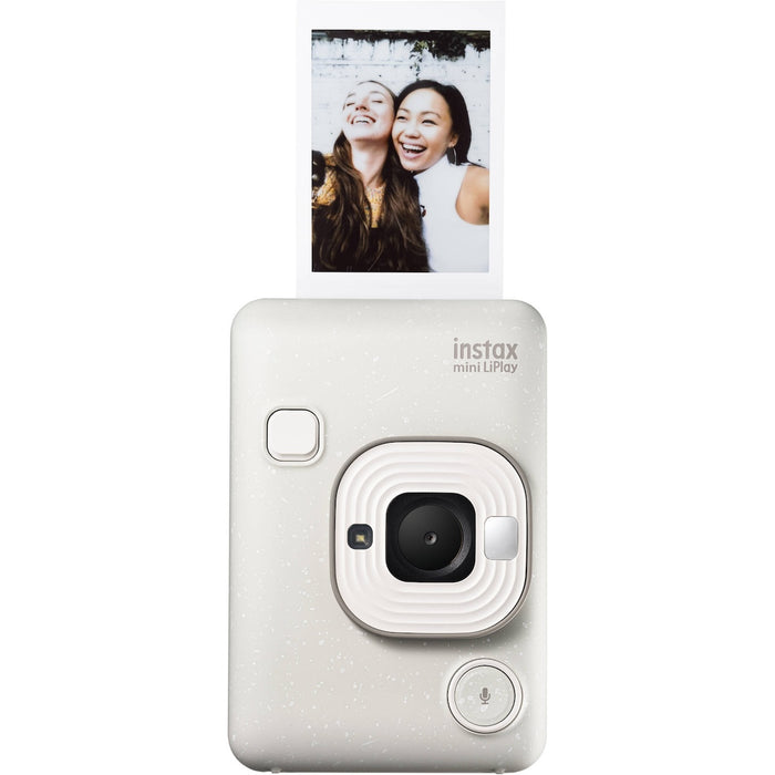 Fujifilm Instax Mini LiPlay Hybrid Instant Camera Misty White         