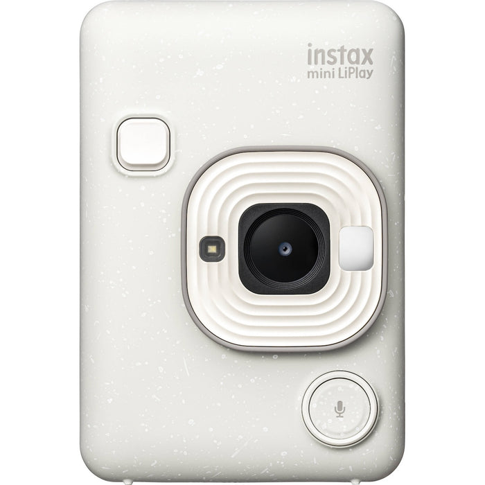 Fujifilm Instax Mini LiPlay Hybrid Instant Camera Misty White         