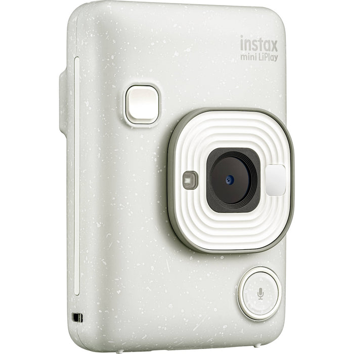 Fujifilm Instax Mini LiPlay Hybrid Instant Camera Misty White         