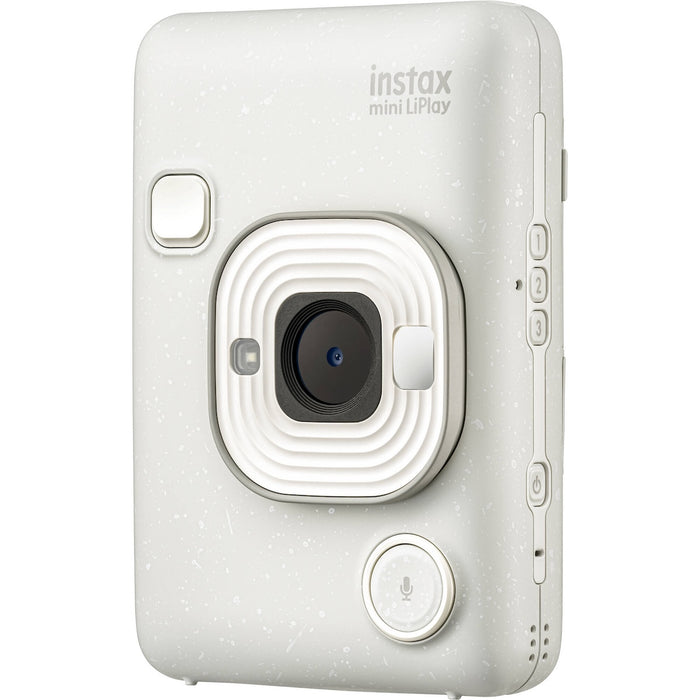 Fujifilm Instax Mini LiPlay Hybrid Instant Camera Misty White         