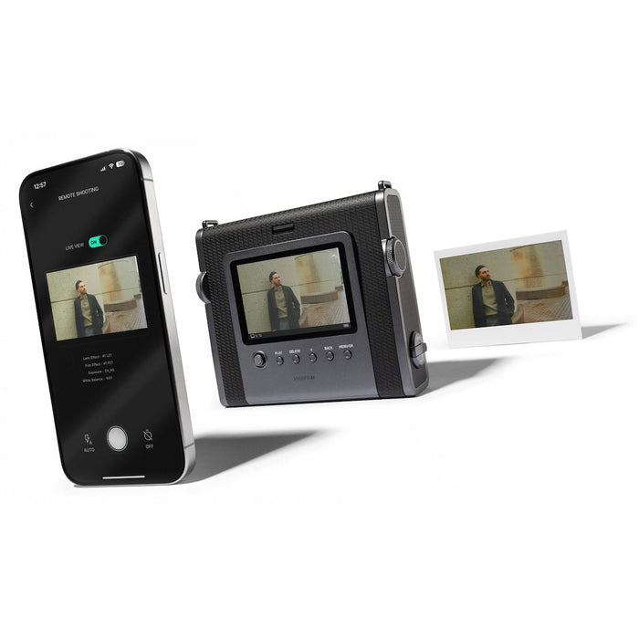 Fujifilm Instax Wide Evo Hybrid Instant Camera Black